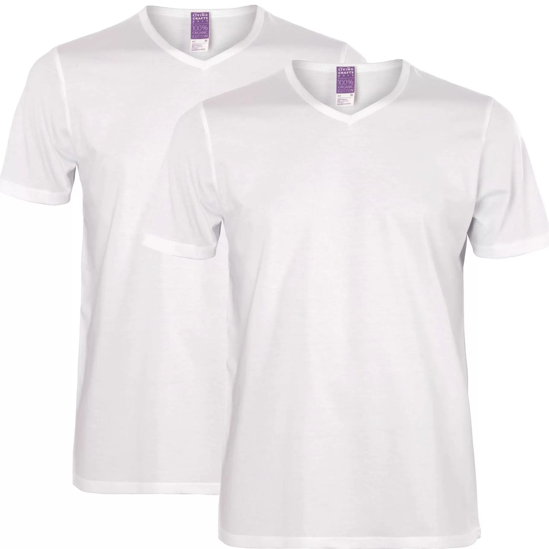 LIVING CRAFTS Dean - T-Shirt, Pack Of 2^Men T-Shirts & Polo Shirts