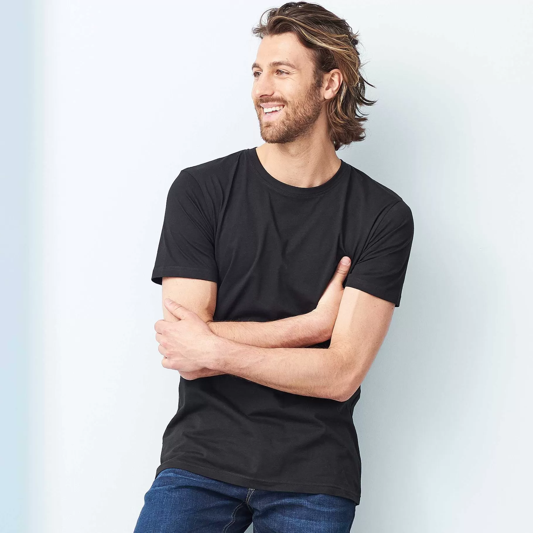 LIVING CRAFTS Fabian - T-Shirt, Pack Of 2^Men T-Shirts & Polo Shirts