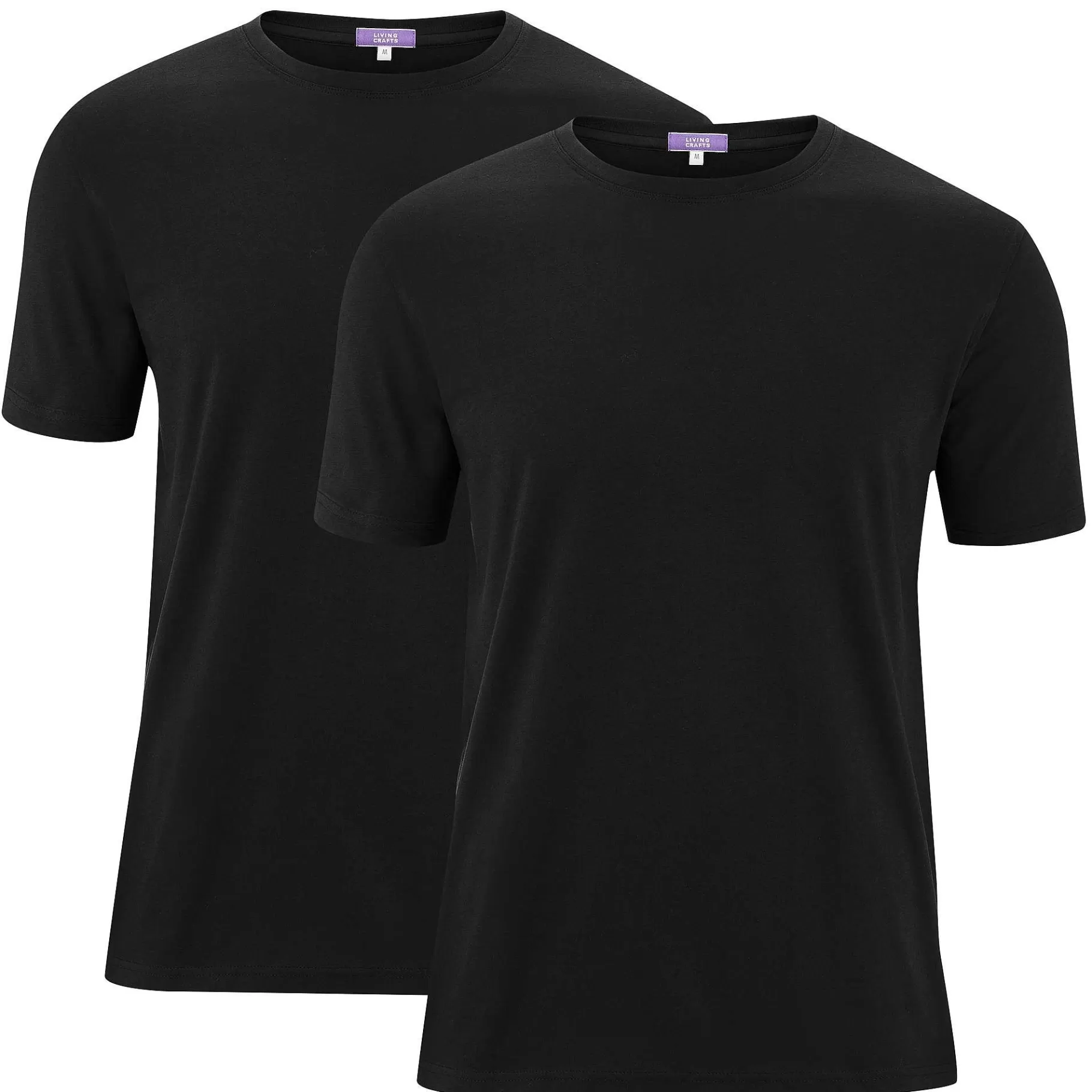LIVING CRAFTS Fabian - T-Shirt, Pack Of 2^Men T-Shirts & Polo Shirts