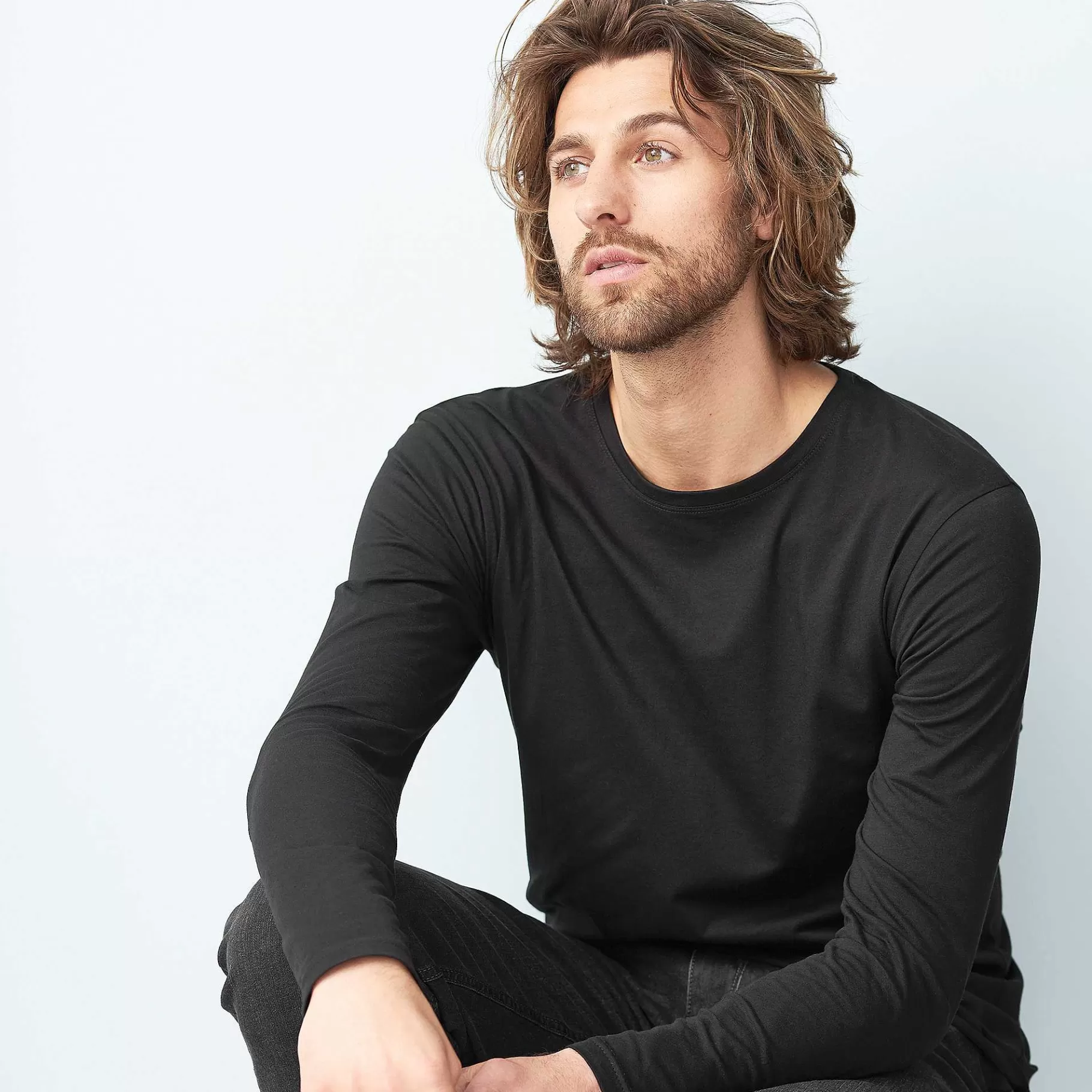 LIVING CRAFTS Frank - Long-Sleeved Shirt^Men T-Shirts & Polo Shirts