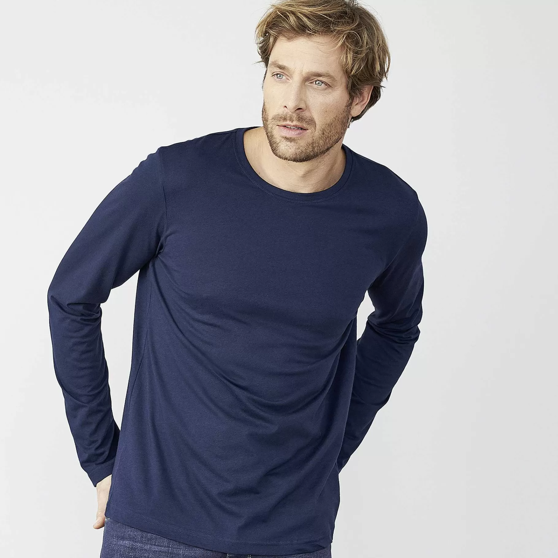LIVING CRAFTS Frank - Long-Sleeved Shirt^Men T-Shirts & Polo Shirts