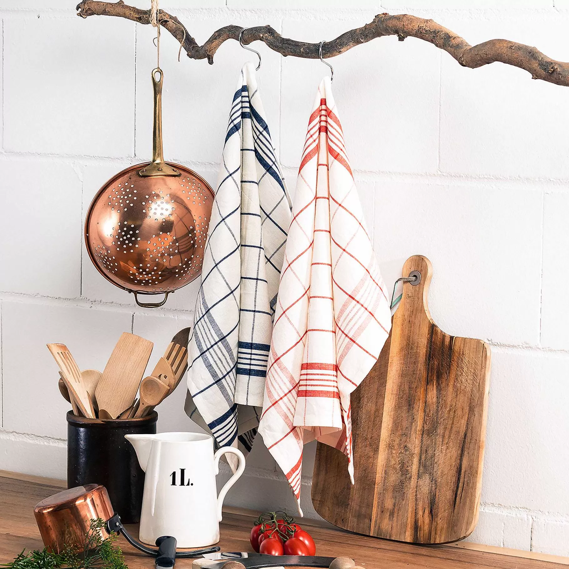 LIVING CRAFTS Helsinki - Dish Towels, Pack Of 2^ Kitchen