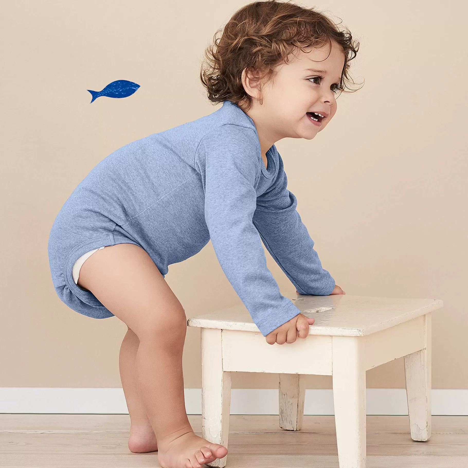 LIVING CRAFTS Herby - Long-Sleeved Body^Baby Bodys & Romper Suits