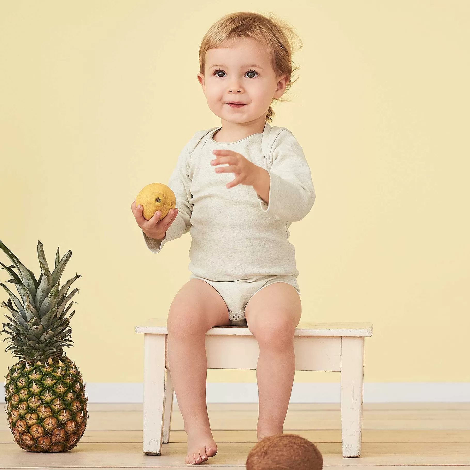 LIVING CRAFTS Herby - Long-Sleeved Body^Baby Bodys & Romper Suits