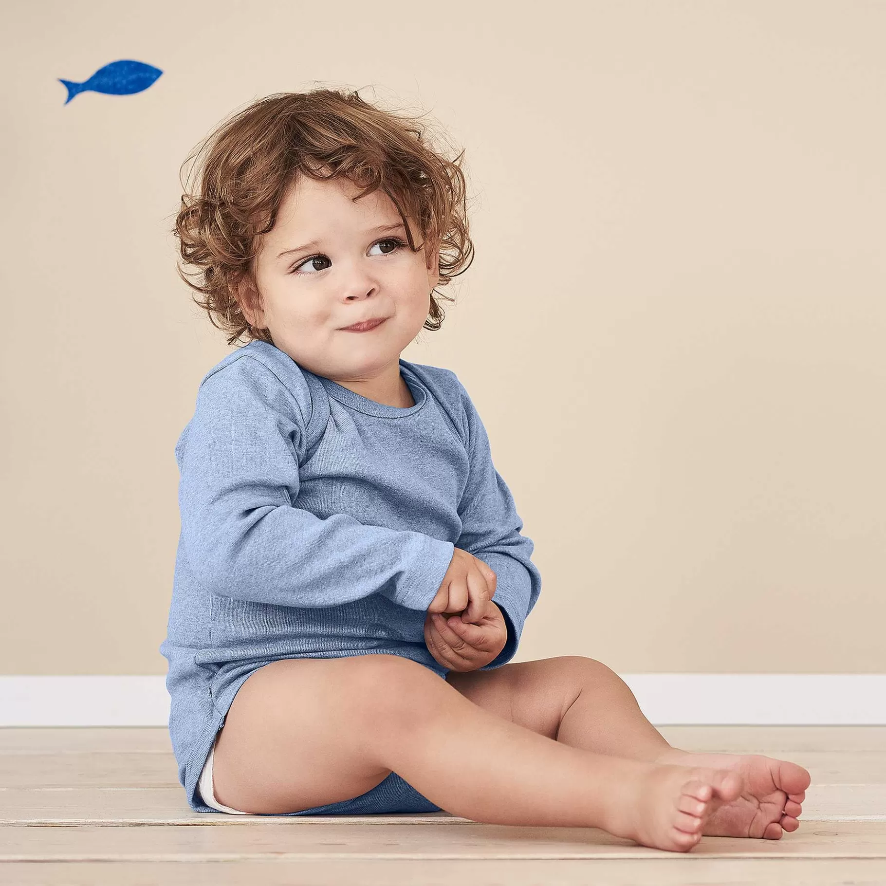 LIVING CRAFTS Herby - Long-Sleeved Body^Baby Bodys & Romper Suits