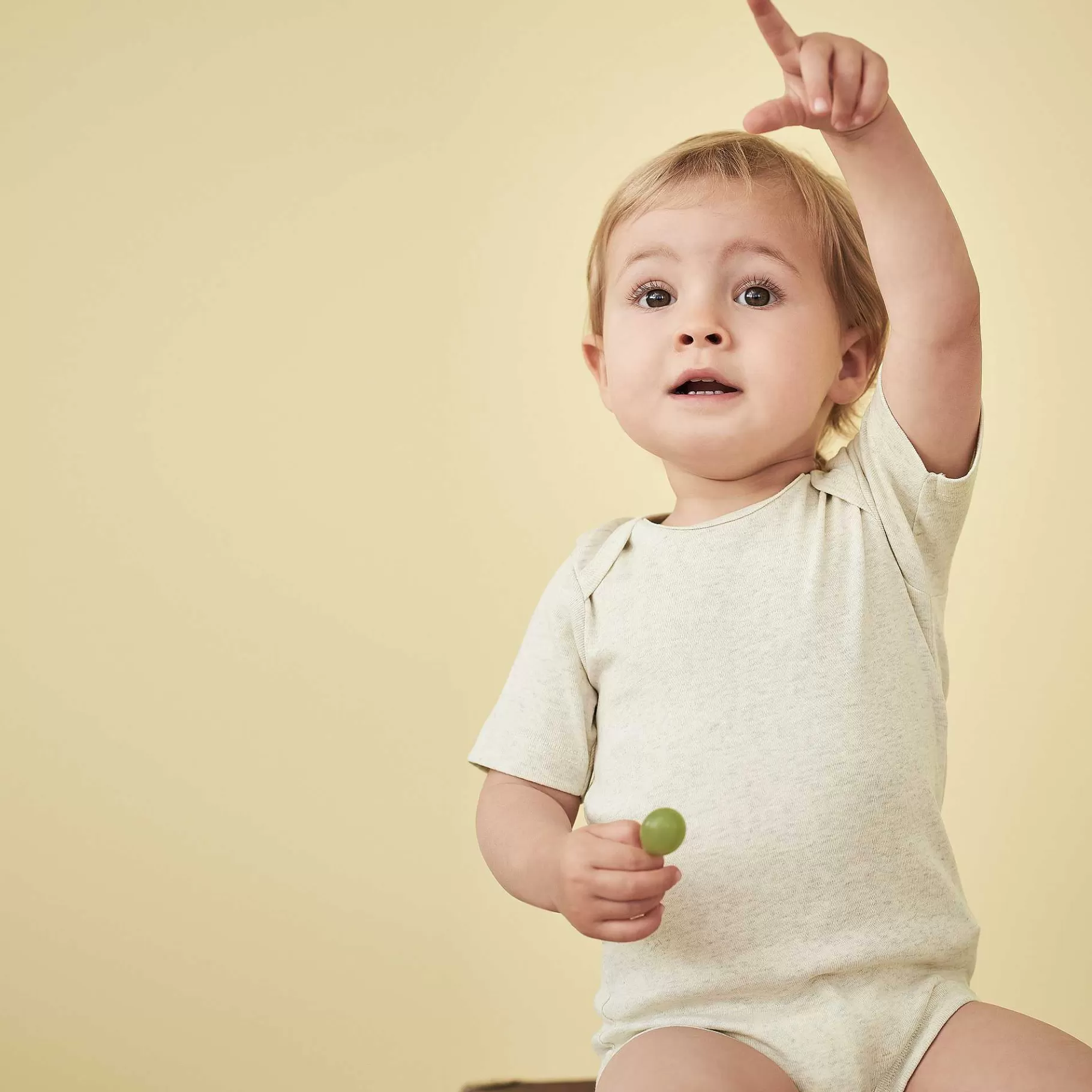 LIVING CRAFTS Honey - Short-Sleeved Body^Baby Bodys & Romper Suits
