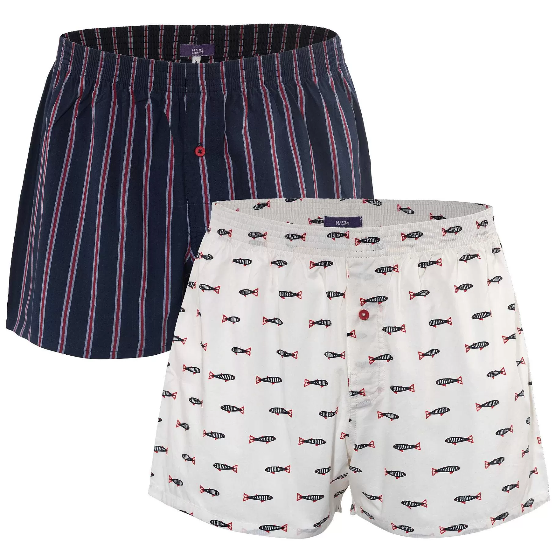 LIVING CRAFTS Keith - Boxer Shorts, Pack Of 2^Men Underwear