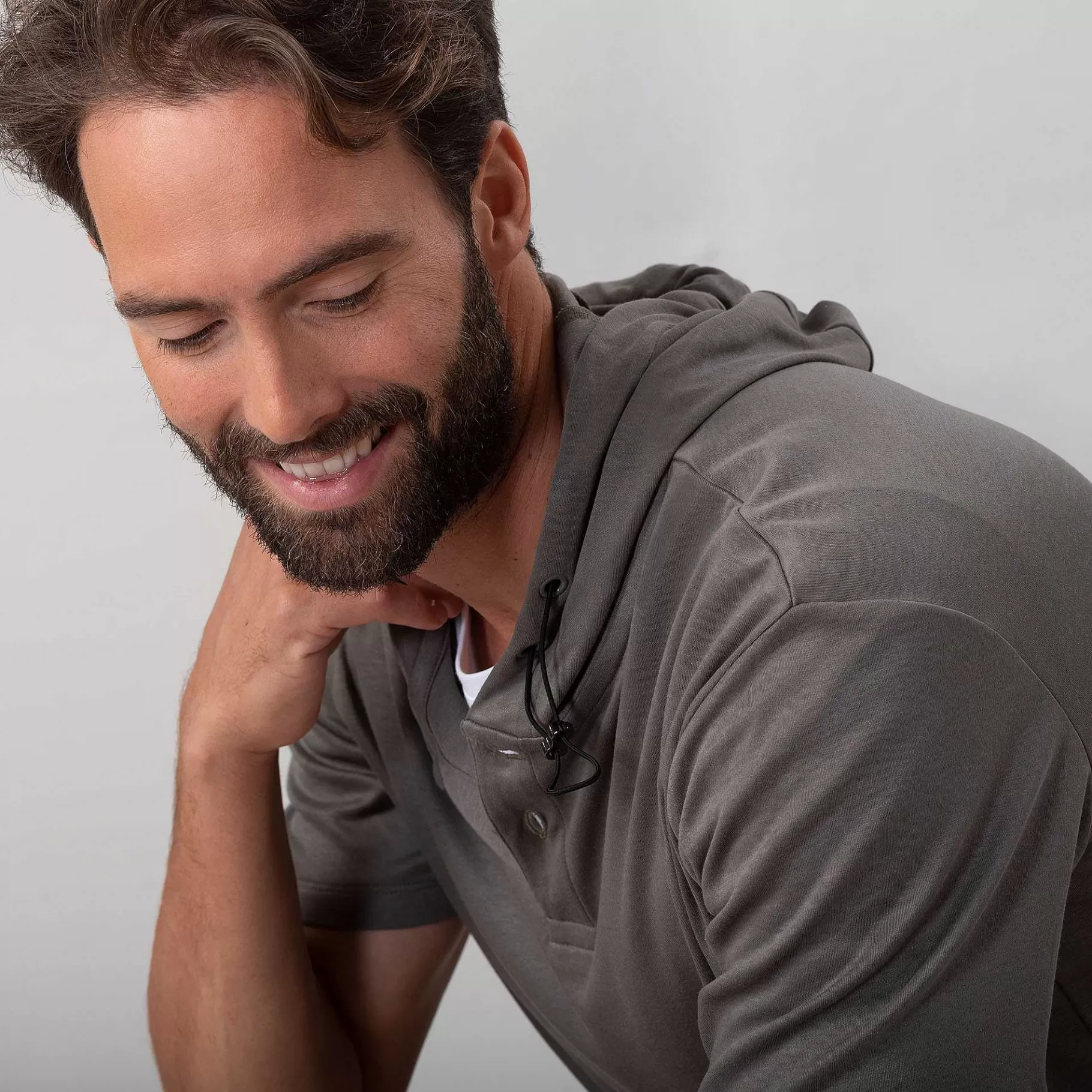 LIVING CRAFTS Malte - Hooded Shirt^Men T-Shirts & Polo Shirts