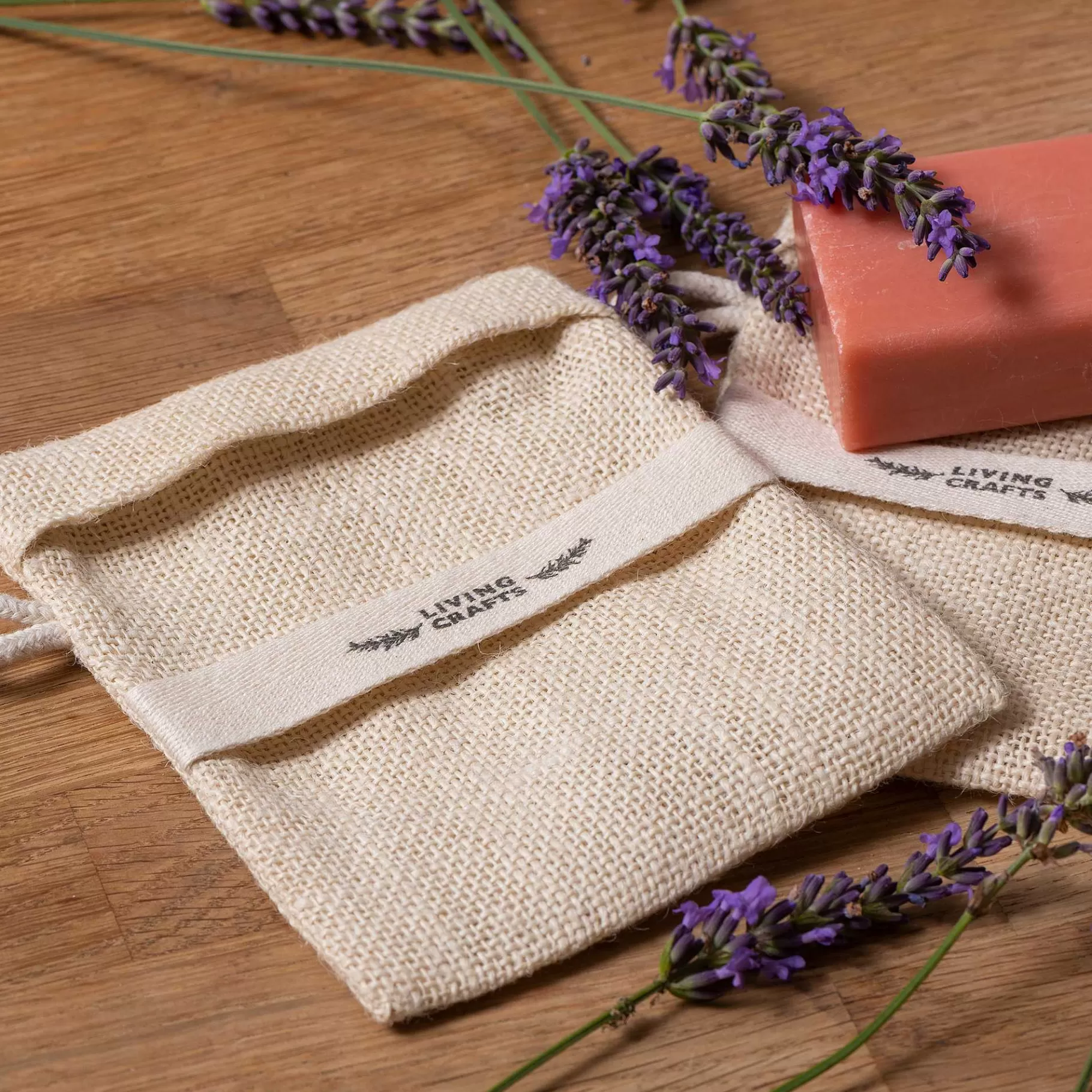 LIVING CRAFTS Matera - Soap Bag, Value Pack 2 Pcs.^ Bathroom & Spa