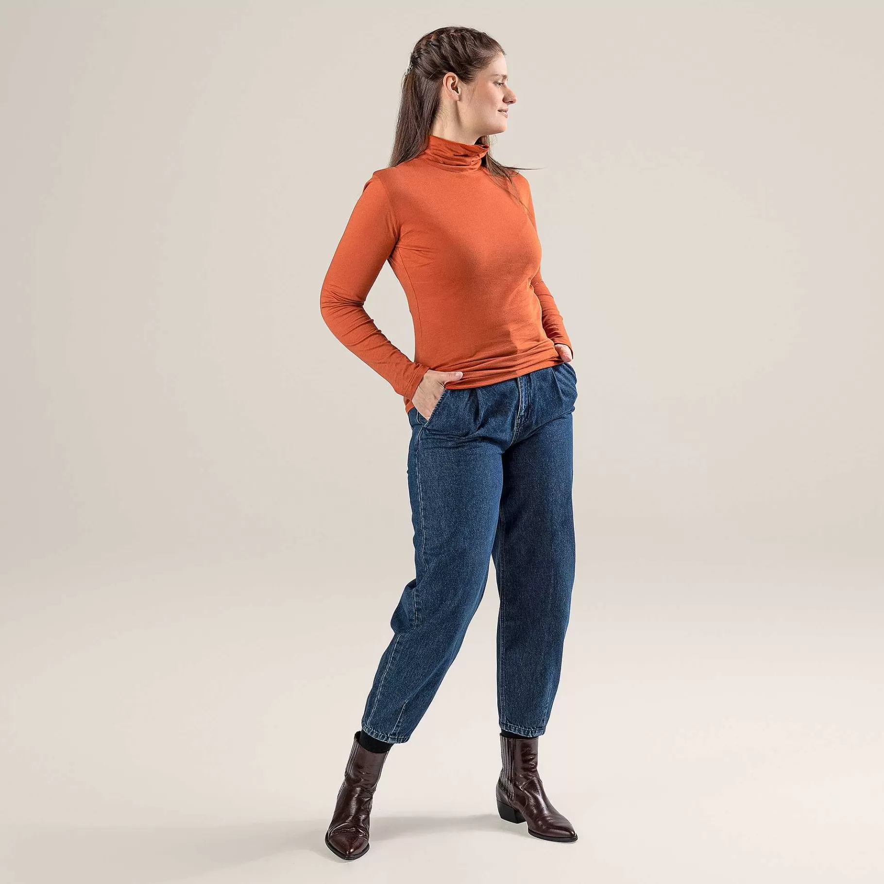 LIVING CRAFTS Nia - Turtleneck Shirt^Wome Knitwear & Sweatshirts