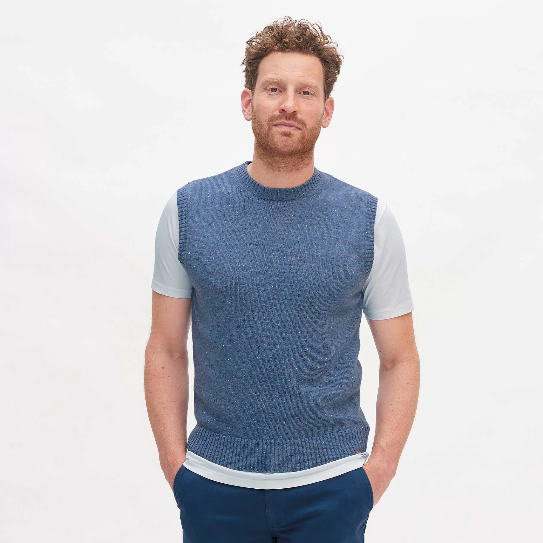 LIVING CRAFTS Niam - Vest^Men Knitwear & Sweatshirts
