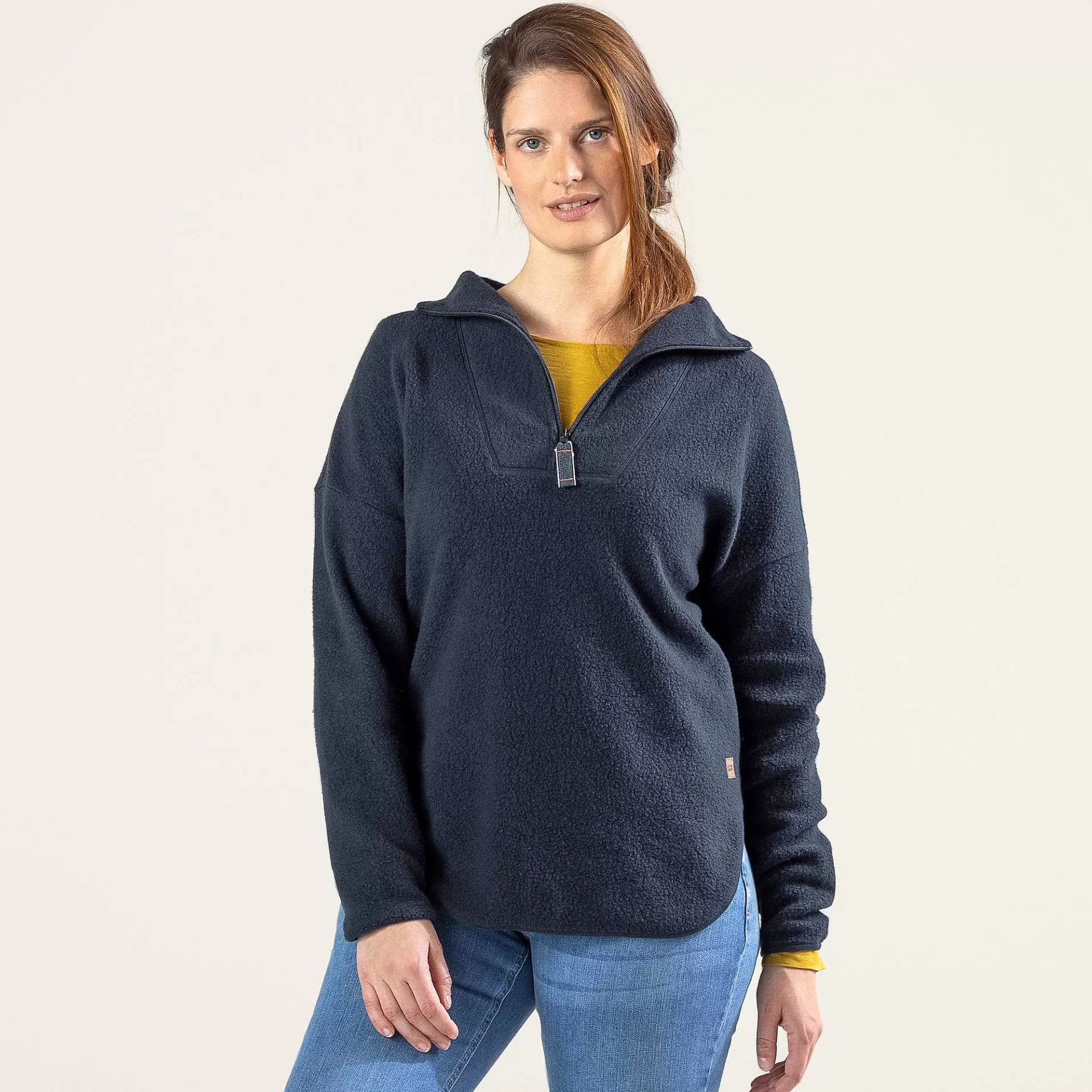 LIVING CRAFTS Nikita - Fleece Troyer^Wome Knitwear & Sweatshirts