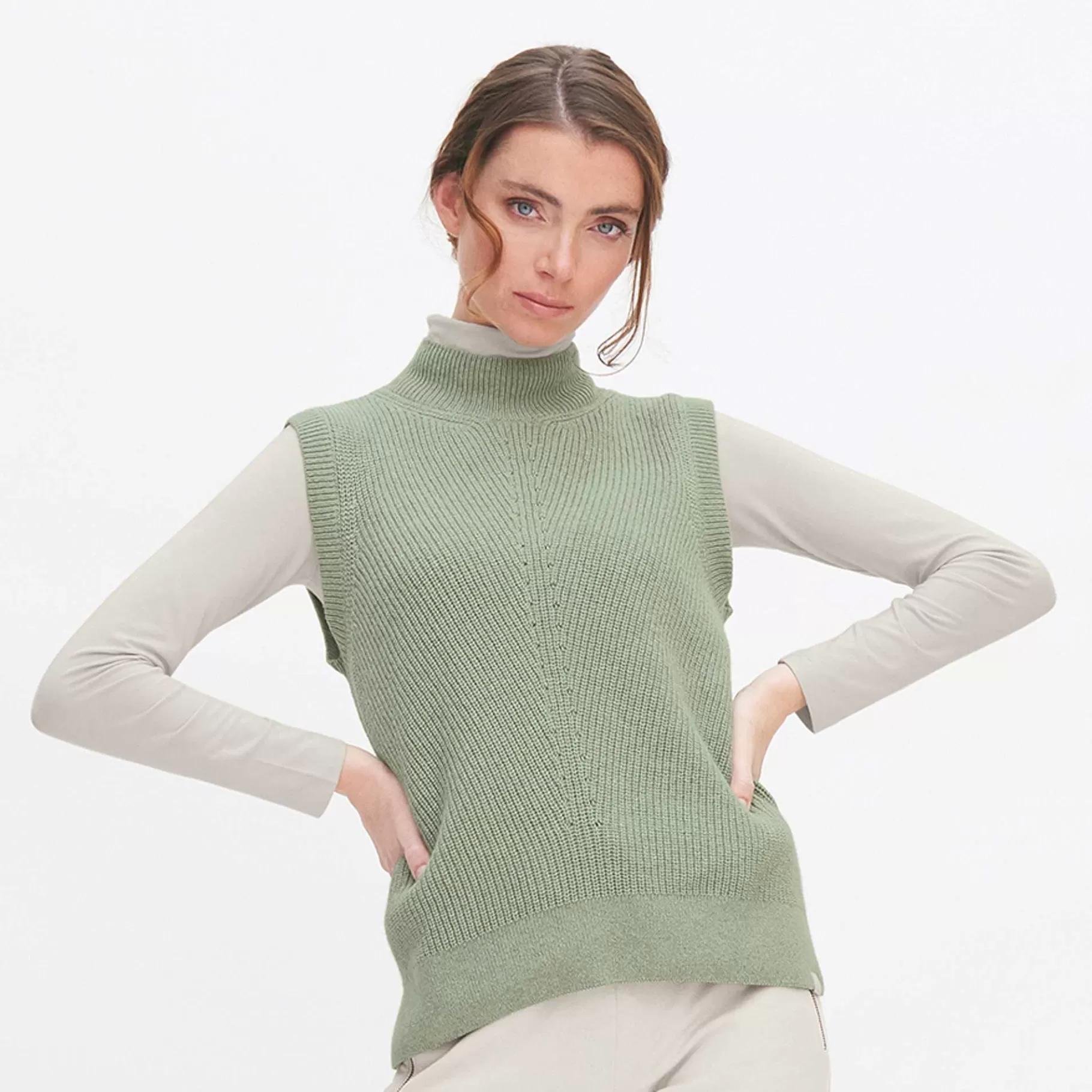 LIVING CRAFTS Nira - Vest^Wome Knitwear & Sweatshirts