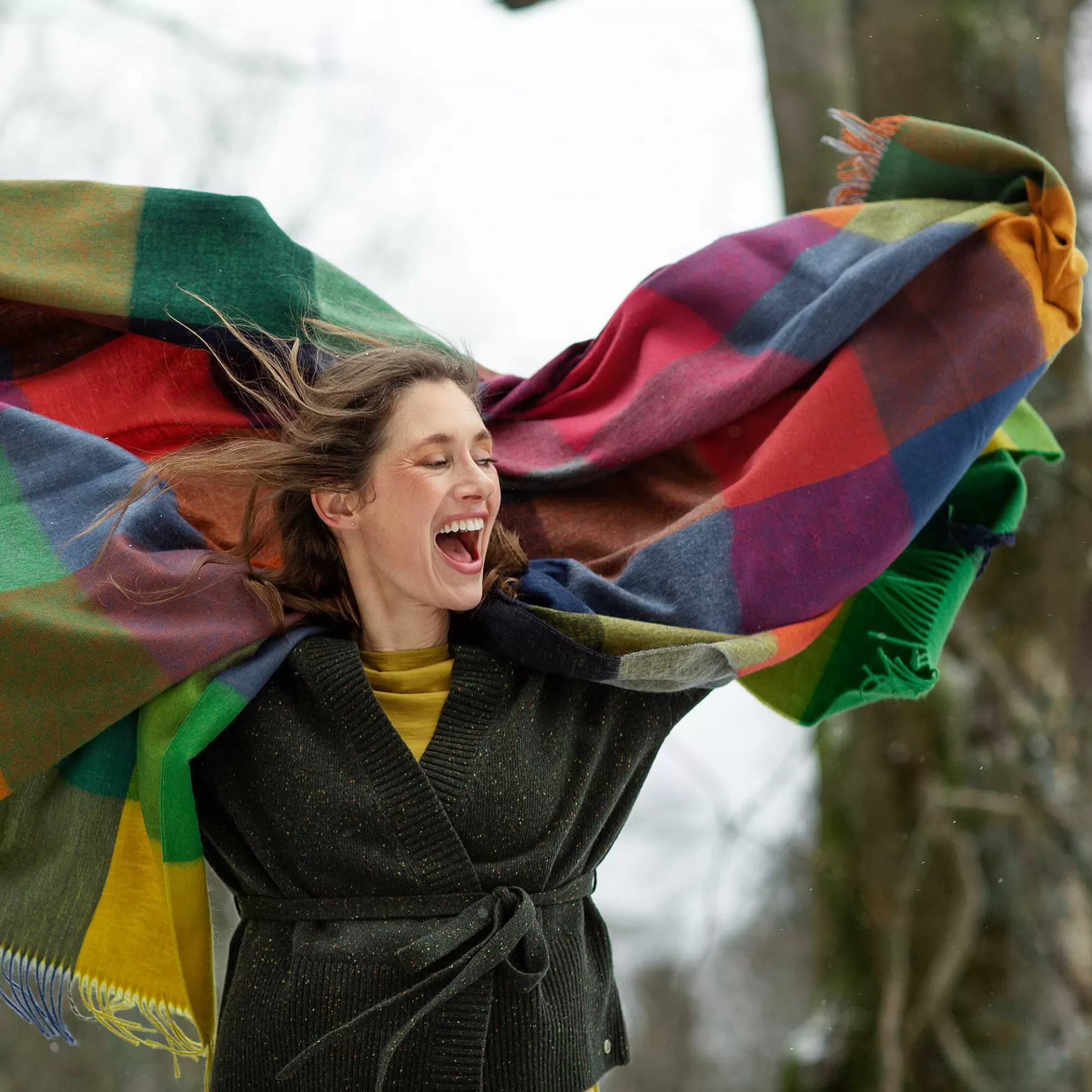LIVING CRAFTS Northern Lights - Blanket^ Accessories