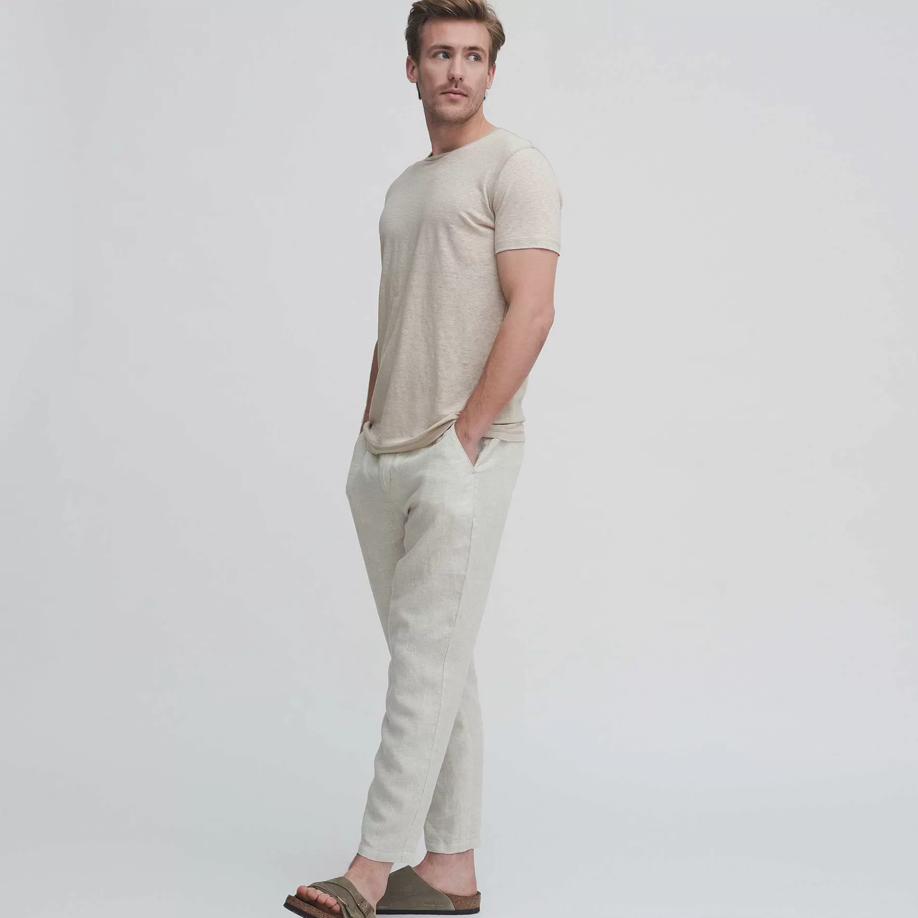 LIVING CRAFTS Oleg - Linen Pants^Men Jeans & Trousers