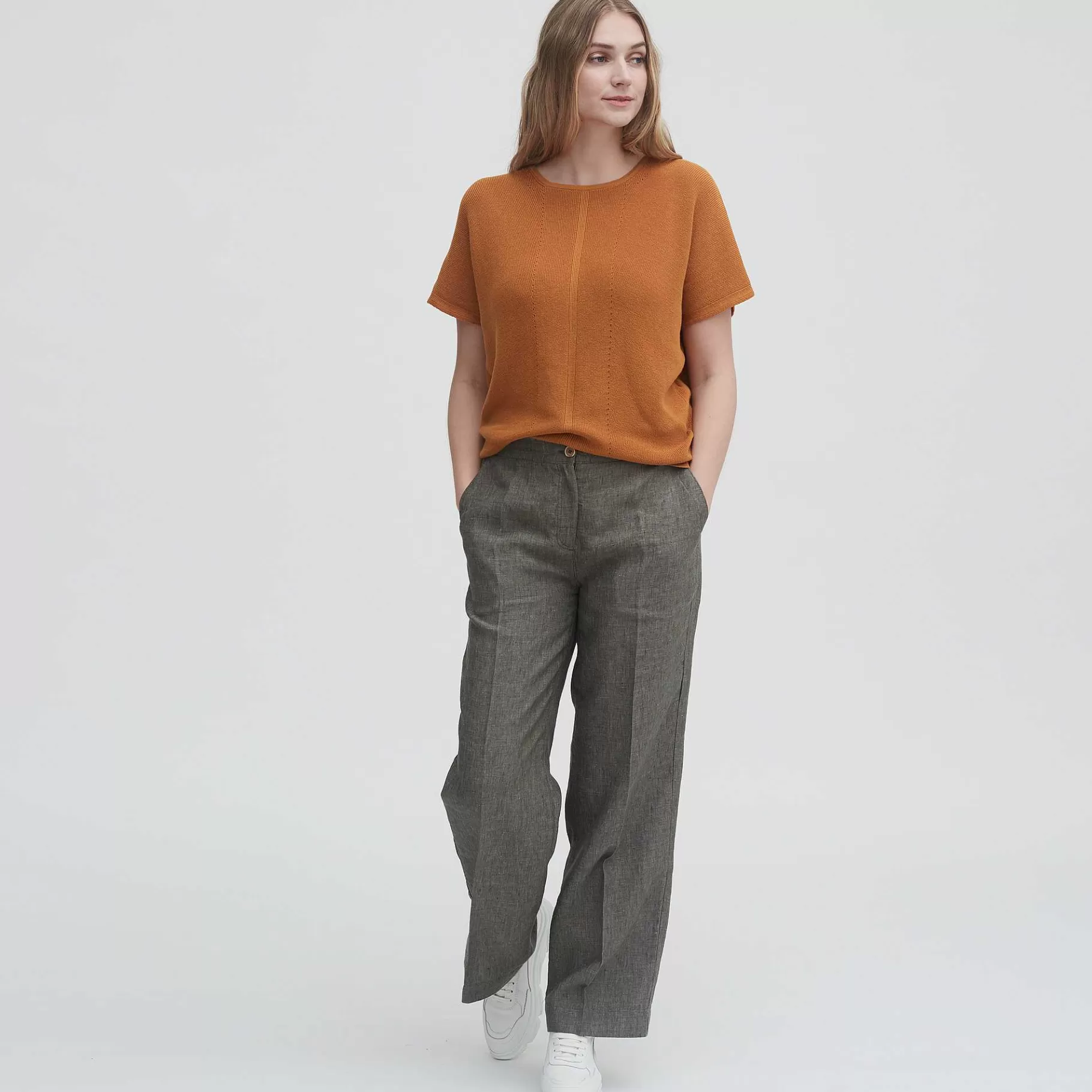 LIVING CRAFTS Ophelia - Linen Pants^Wome Jeans & Trousers