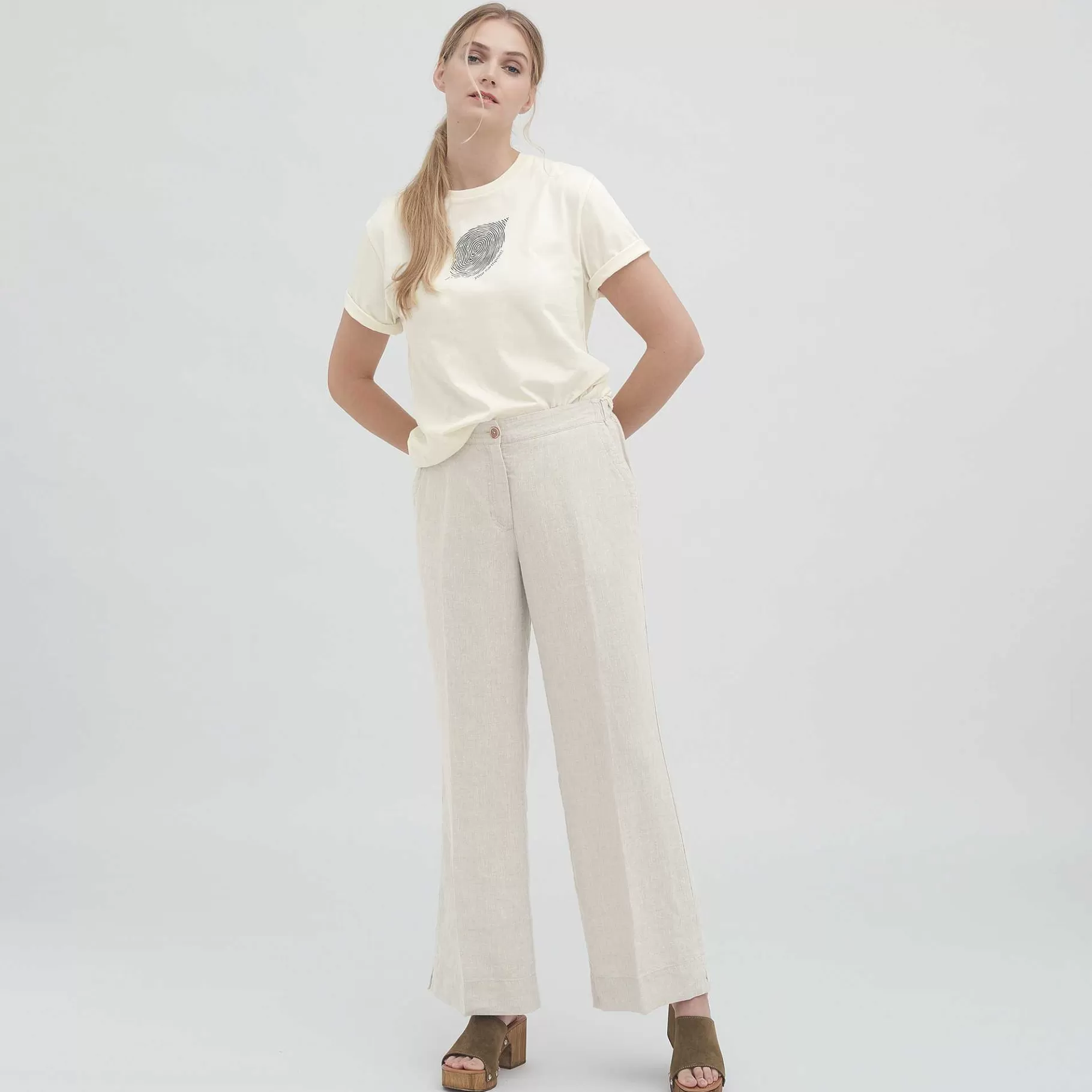 LIVING CRAFTS Ophelia - Linen Pants^Wome Jeans & Trousers