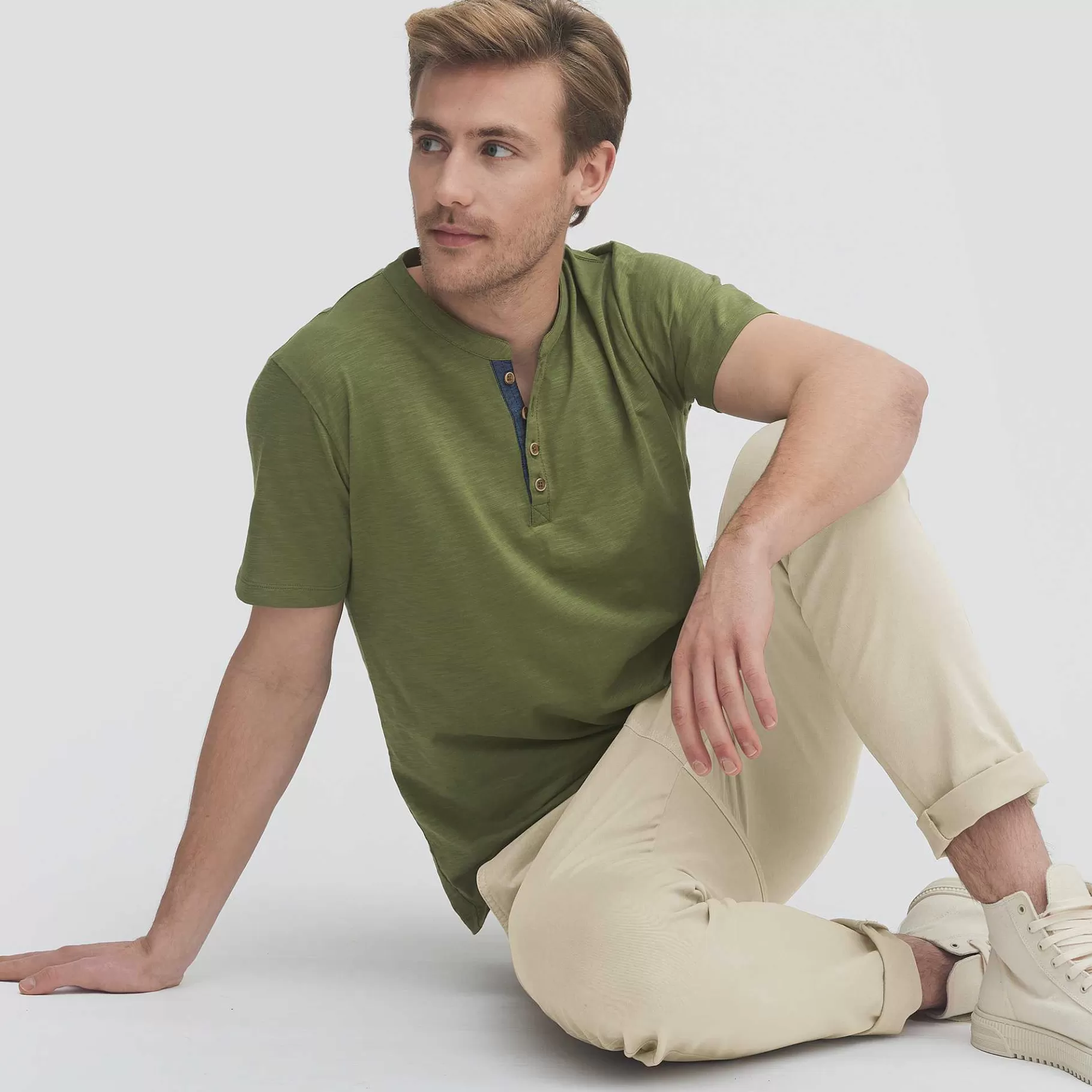 LIVING CRAFTS Othello - Henley T-Shirt^Men T-Shirts & Polo Shirts