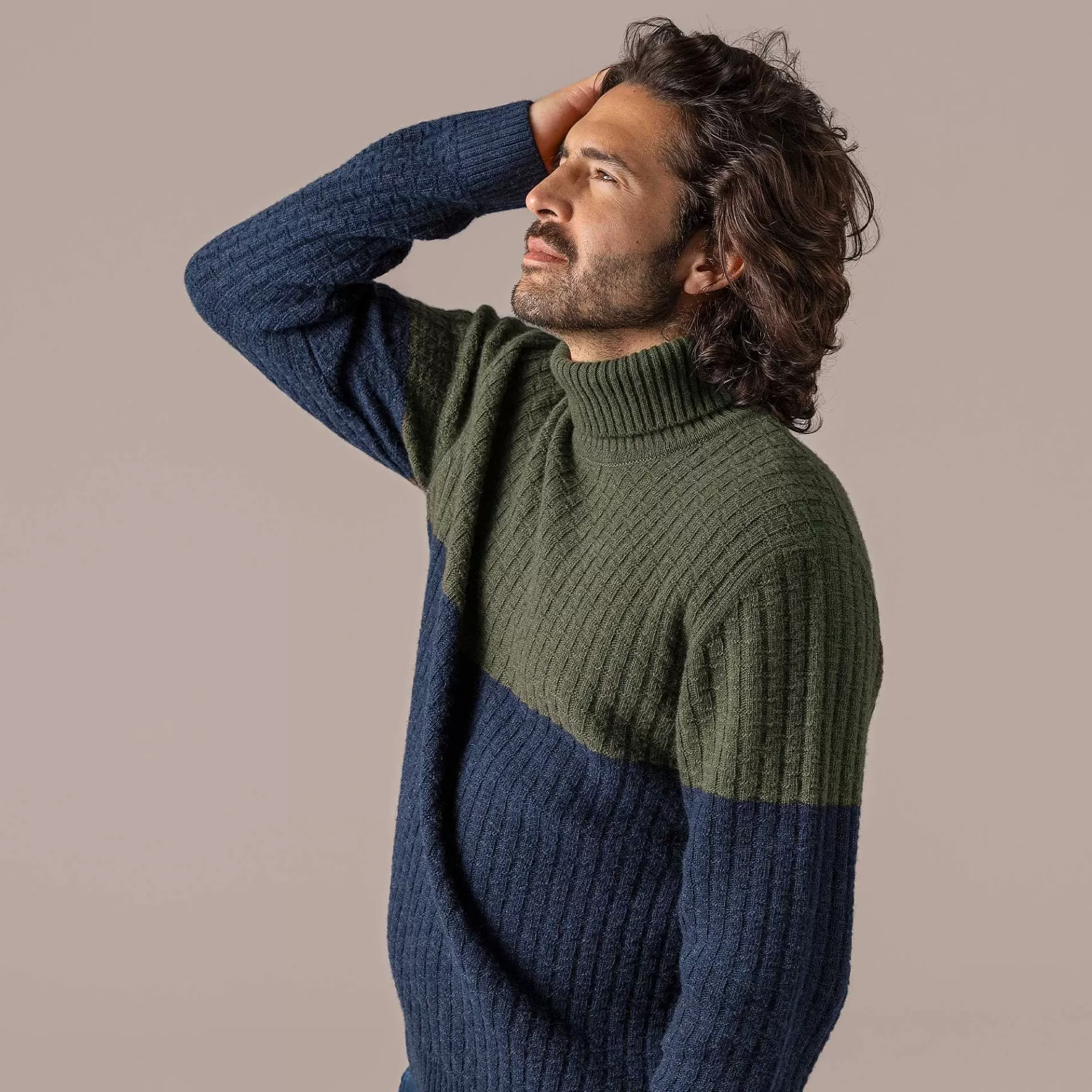LIVING CRAFTS Patrizio - Turtleneck-Sweater^Men Knitwear & Sweatshirts
