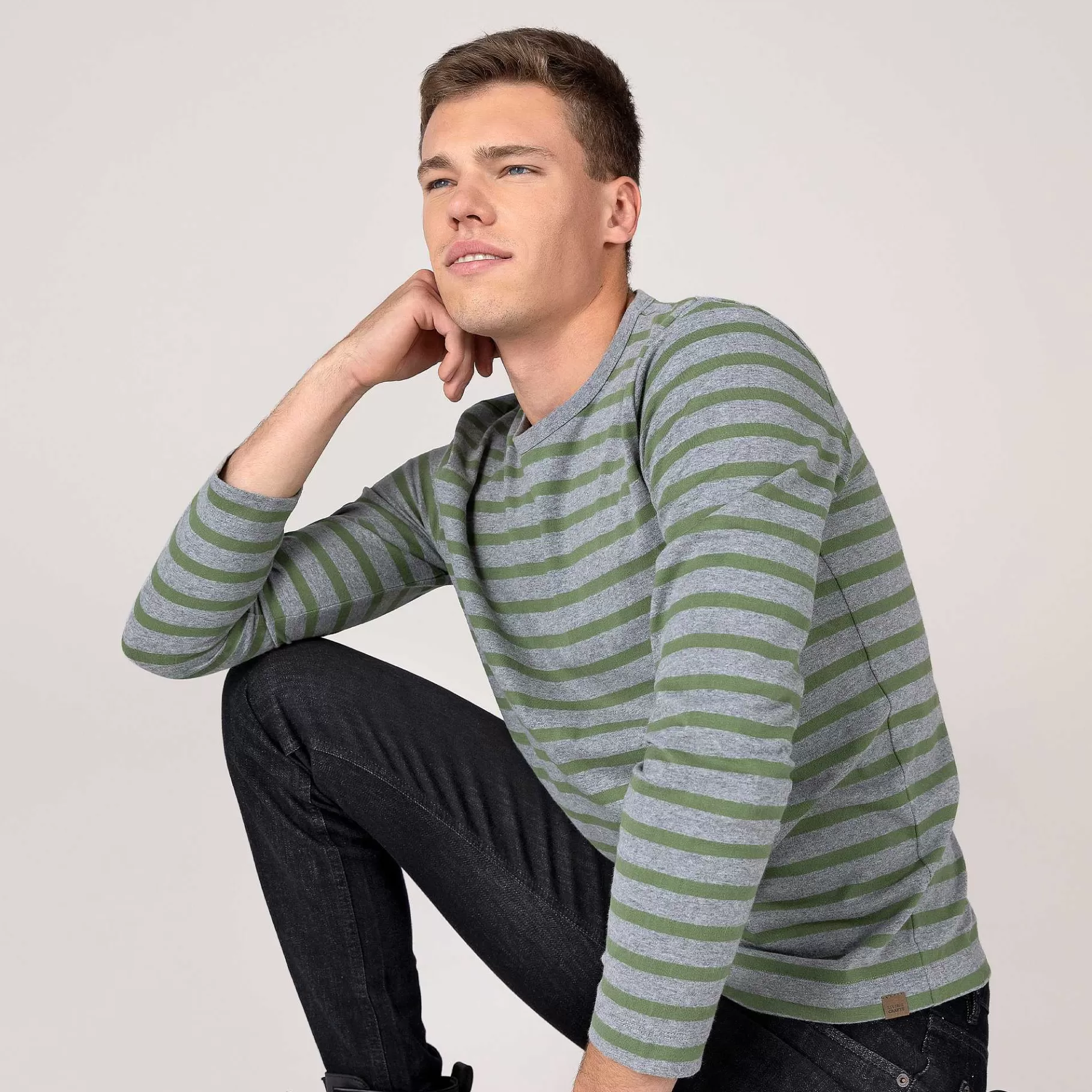 LIVING CRAFTS Philberto - Long-Sleeved Shirt^Men Knitwear & Sweatshirts